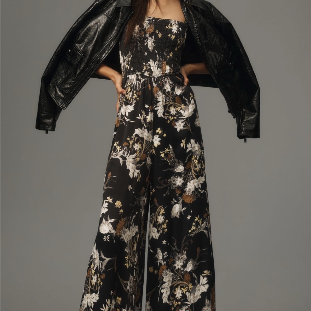 Pilcro Smocked Jumpsuit